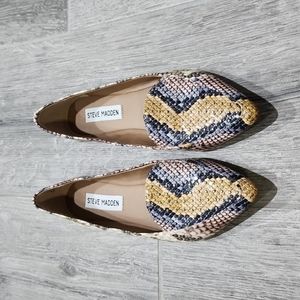 Steve Madden Snakeskin Loafers